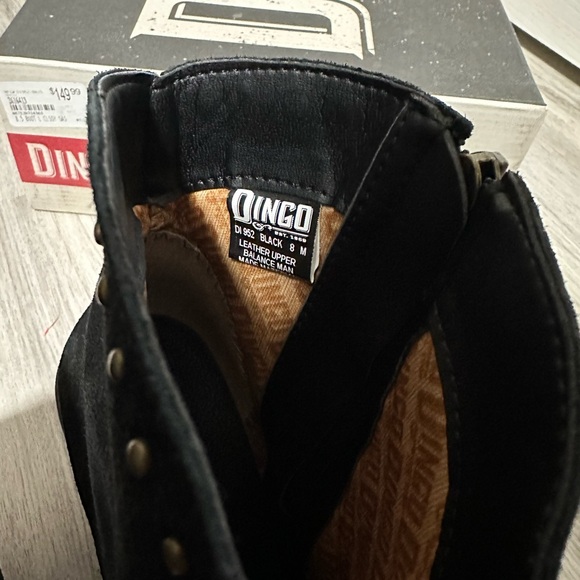 NWT Dingo black leather suede boots size 8 - Picture 6 of 6